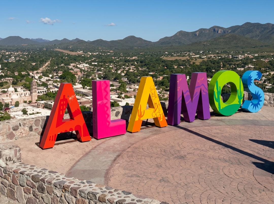 Vista panorámica de Álamos, Sonora