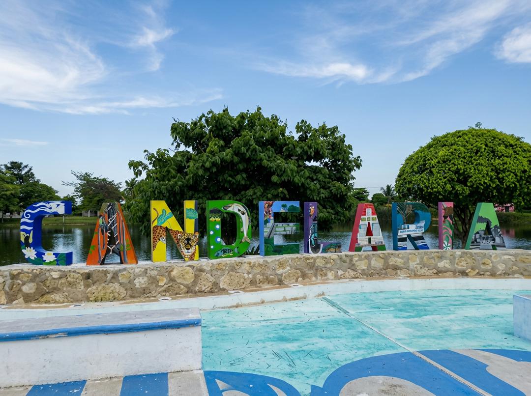 Plaza central de Candelaria, Campeche
